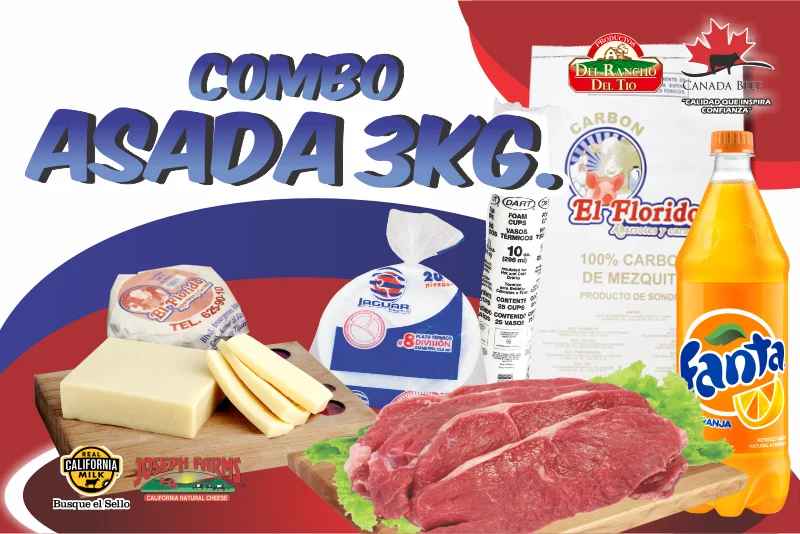Combo Asada 3kg.