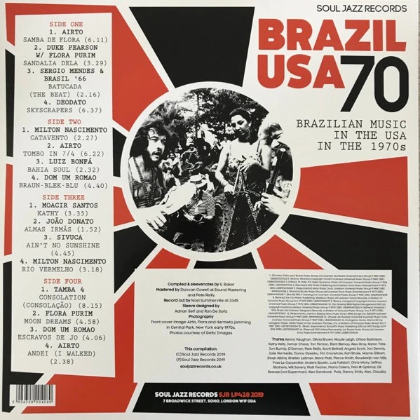 2LP VARIOS | Brazil USA 70 (Brazilian Music In The USA In The 1970s)