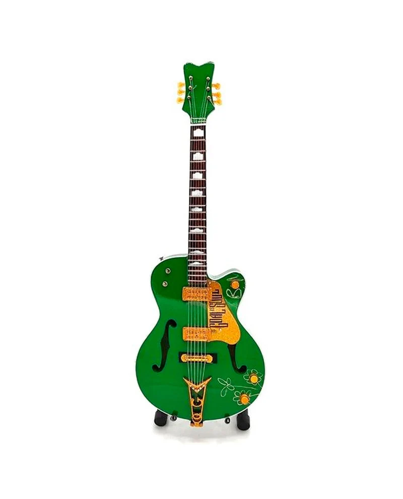 Music Legends - N444 Mini Guitarra Artesanal de Colección (Años 80)