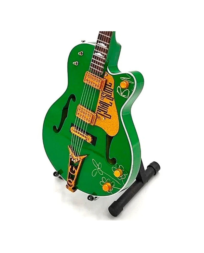 Music Legends - N444 Mini Guitarra Artesanal de Colección (Años 80)