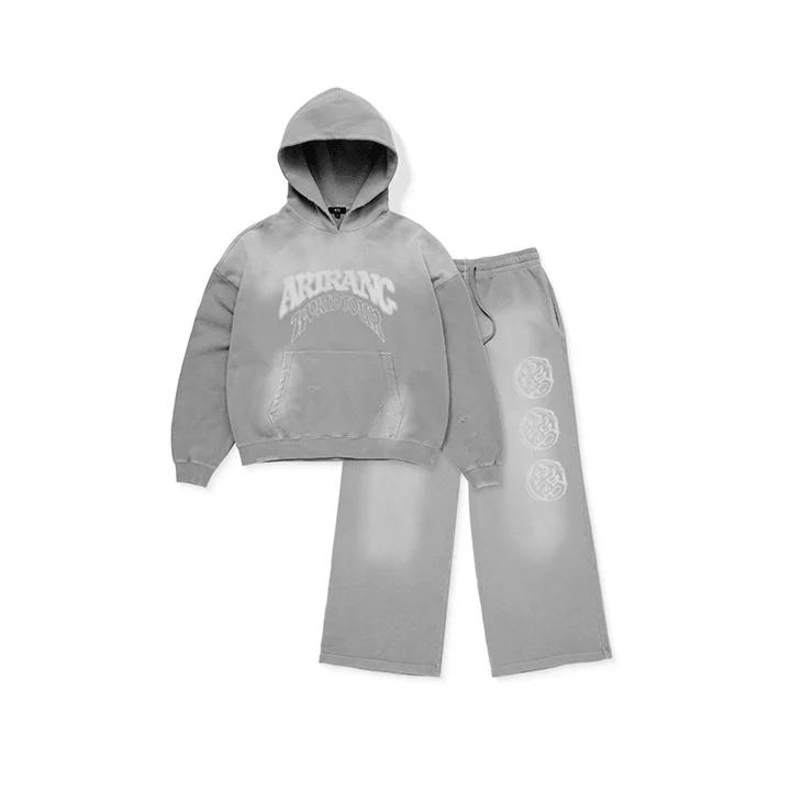 [BTS] World Tour : Arirang : Hoodie & Pants Set-up (Gray)
