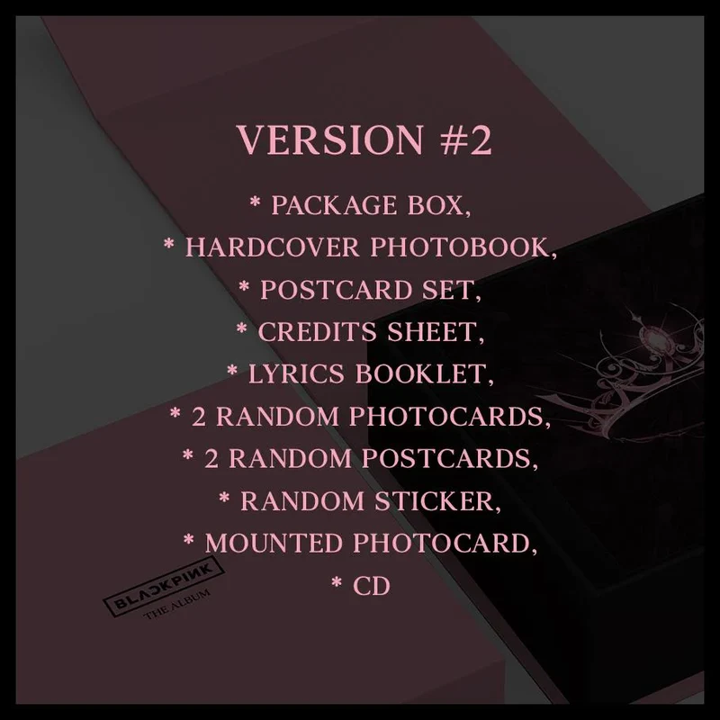 BLACKPINK 1st Album [THE ALBUM]