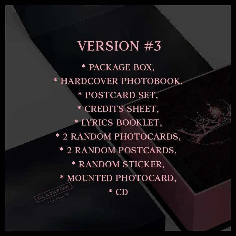 BLACKPINK 1st Album [THE ALBUM]