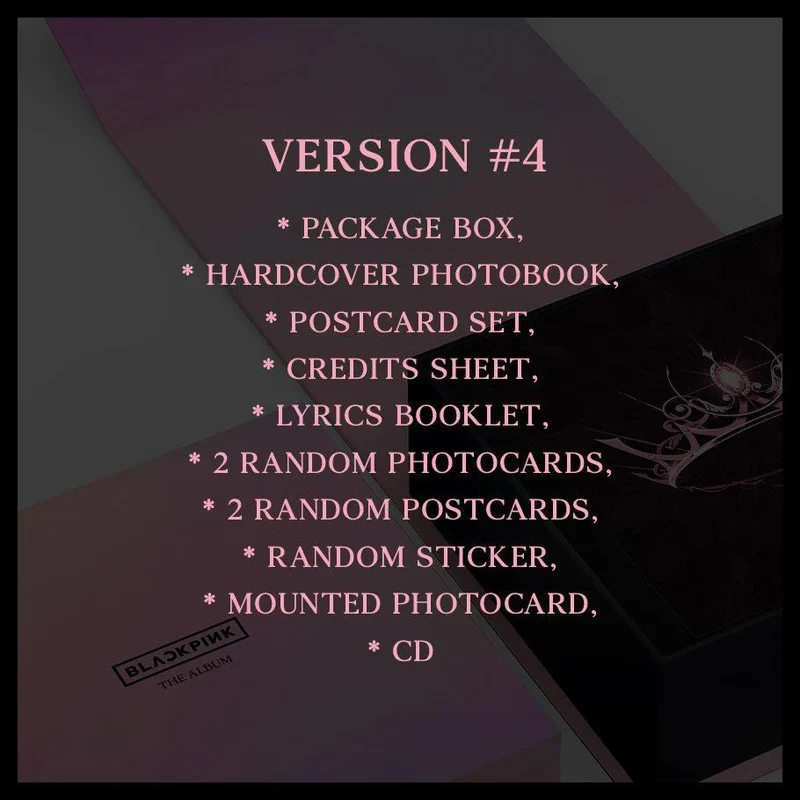 BLACKPINK 1st Album [THE ALBUM]