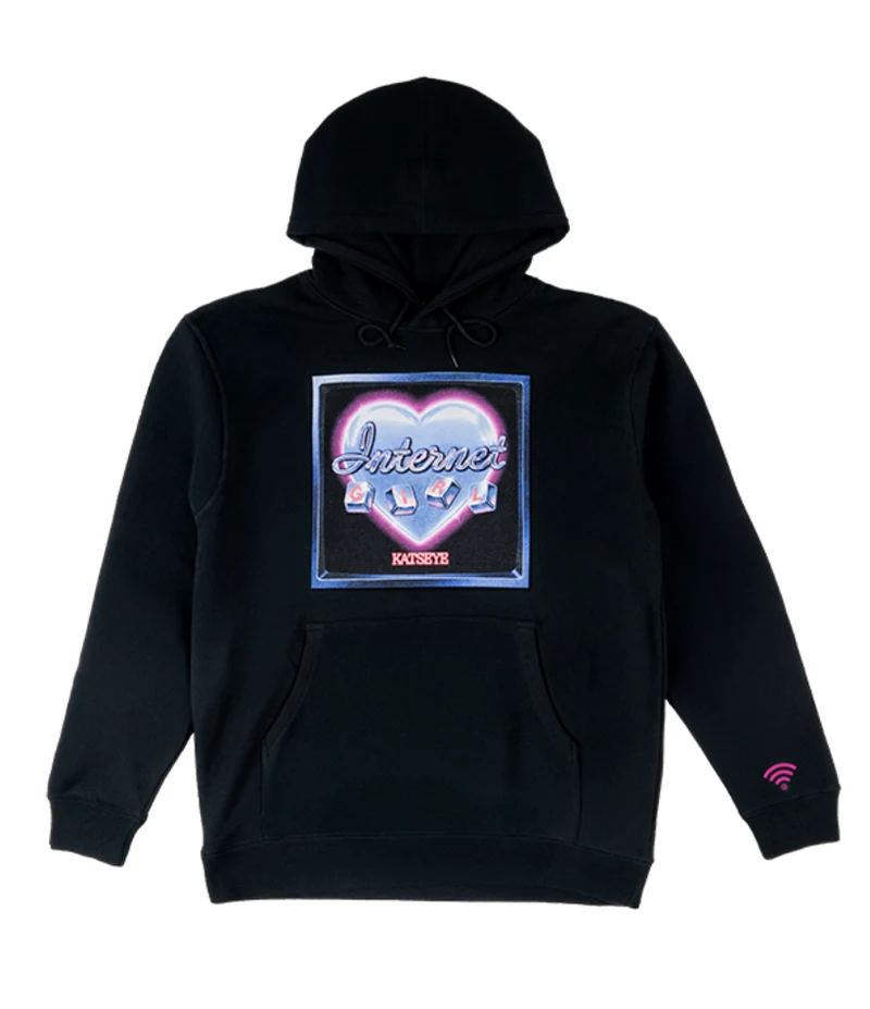 [KATSEYE] Internet Girl : Hoodie (Black)
