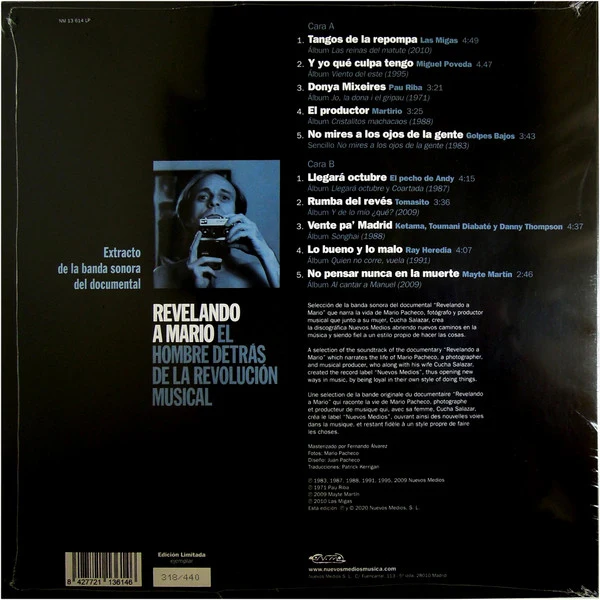 Revelando A Mario | El Hombre Detrás De La Revolución Musical [Edición Limitada, numerada]
