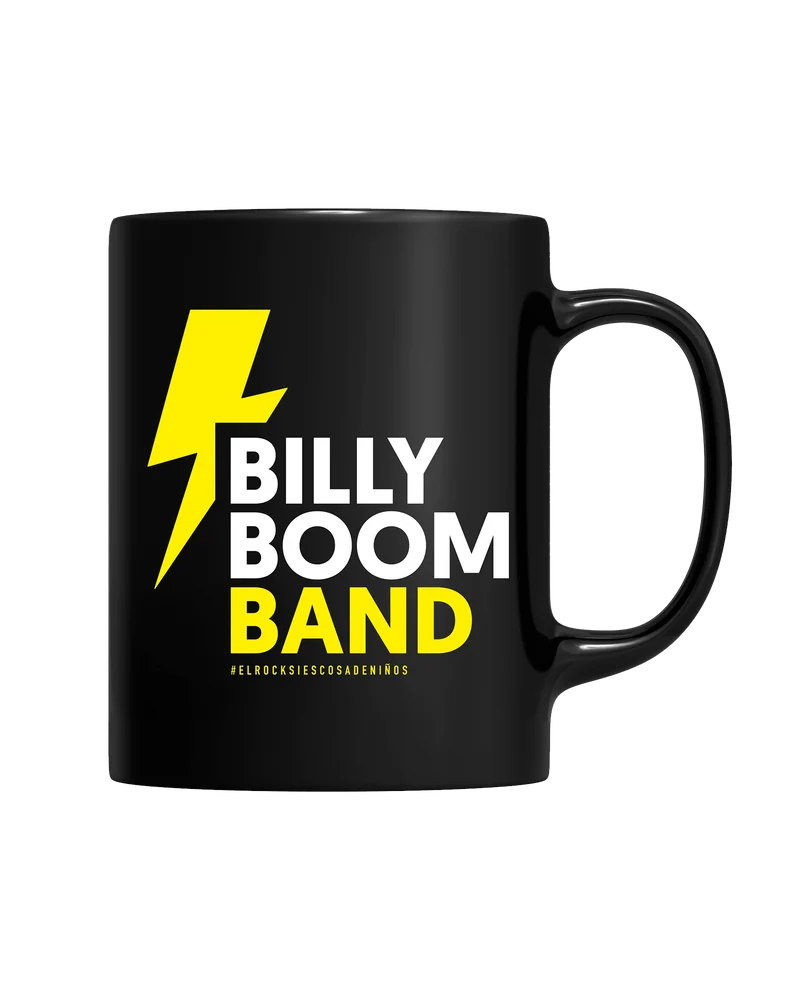 Billy Boom Band - Taza "Logo" Negra