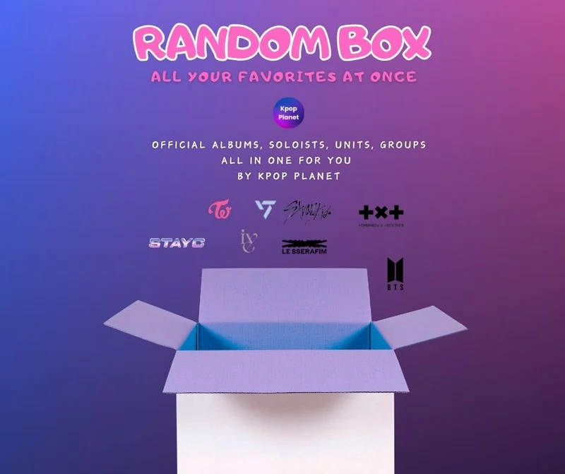 Kpop Planet ALL RANDOM BOX - BOY GROUP