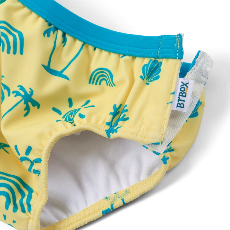 Bañador pañal · Neon Palms