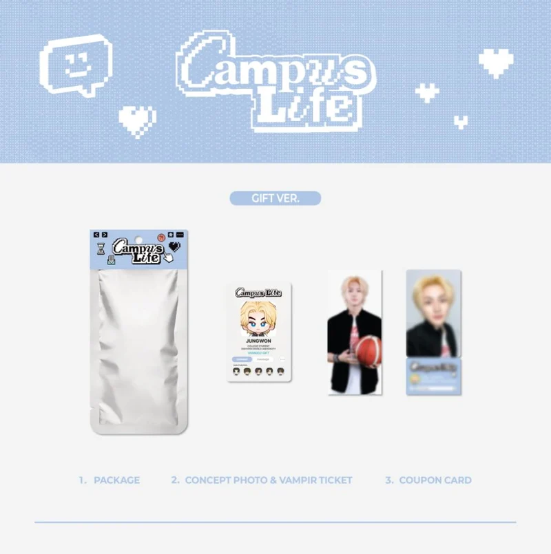 ENHYPEN - WORLD COUPON CARD COLLECTION (CAMPUS LIFE VER.)