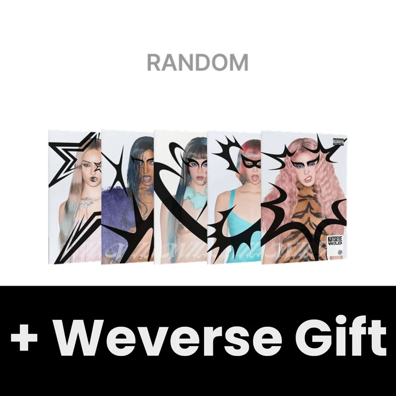 KATSEYE - WILD (MEMBER VER.) SET + Weverse Gift