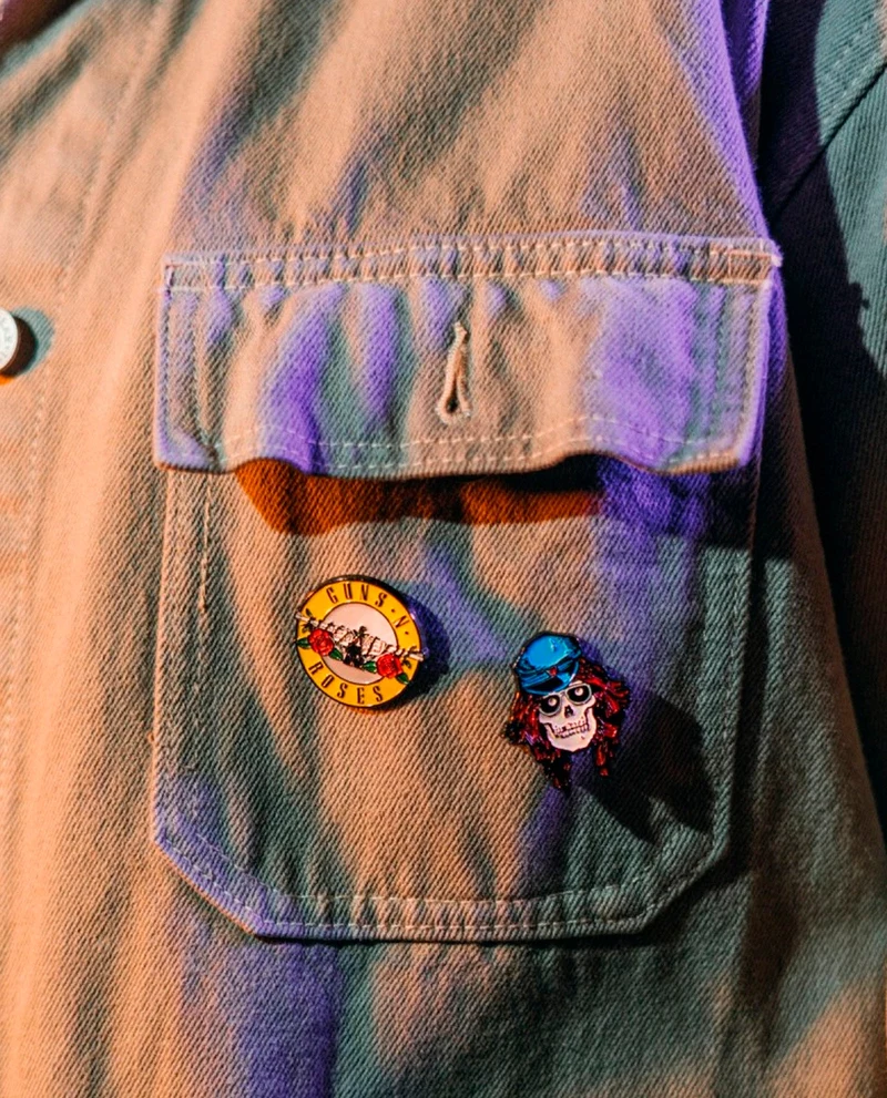 Guns N' Roses - Set 4 pins "Guns N' Roses"