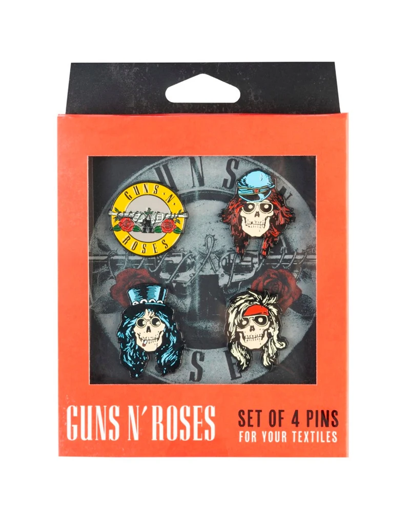 Guns N' Roses - Set 4 pins "Guns N' Roses"