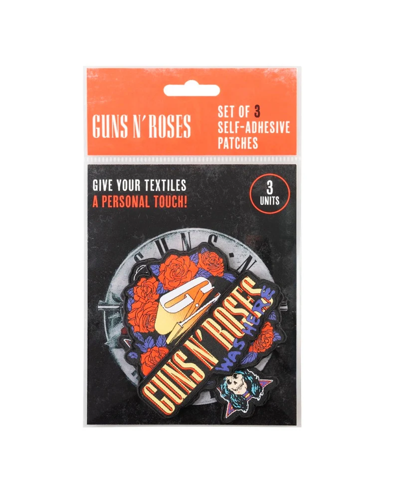 Guns N' Roses - Pack 3 parches Bordados "Guns n' Roses"