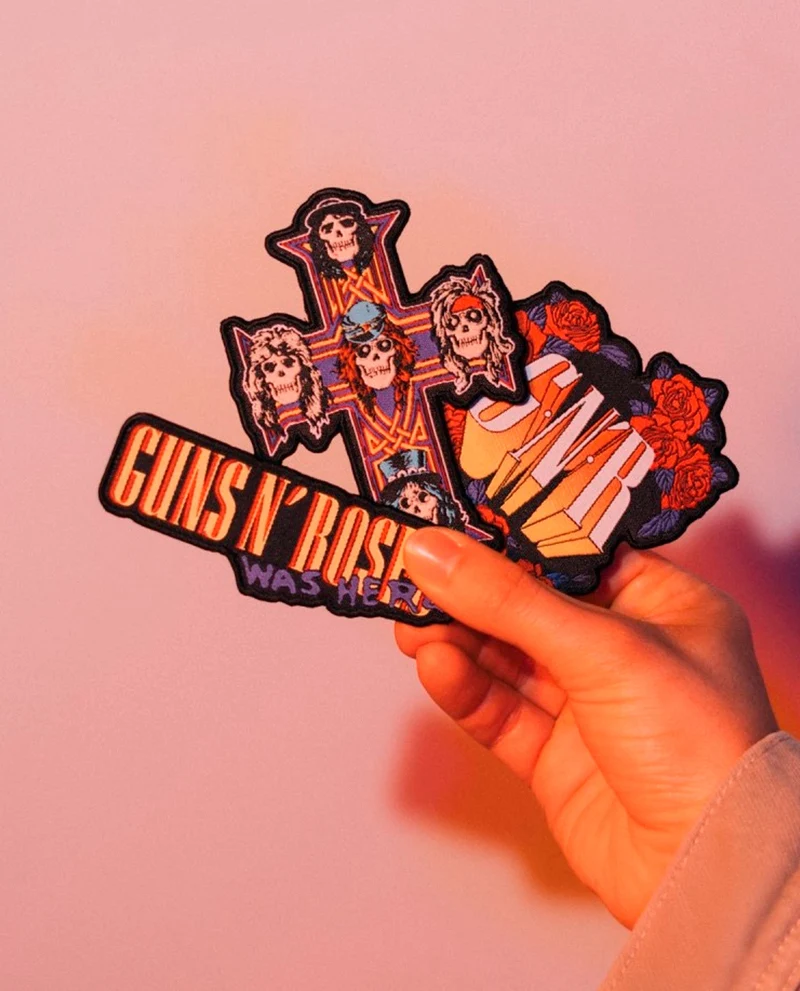 Guns N' Roses - Pack 3 parches Bordados "Guns n' Roses"