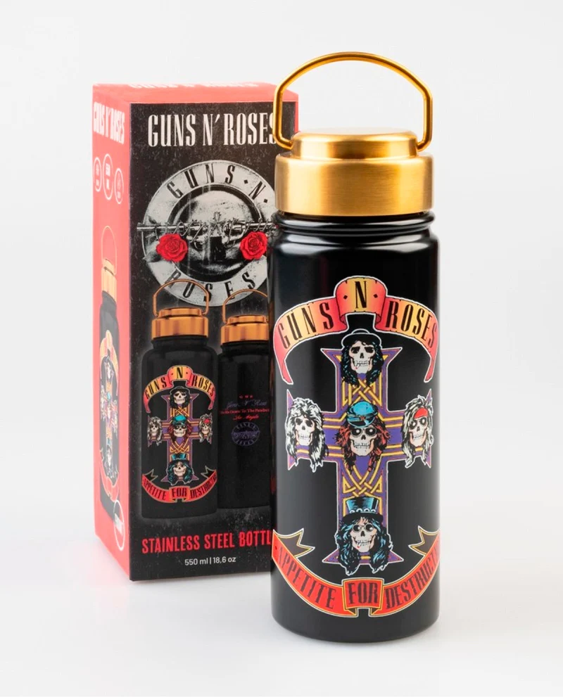 Guns N' Roses - Botella Metálica Hot&Cold