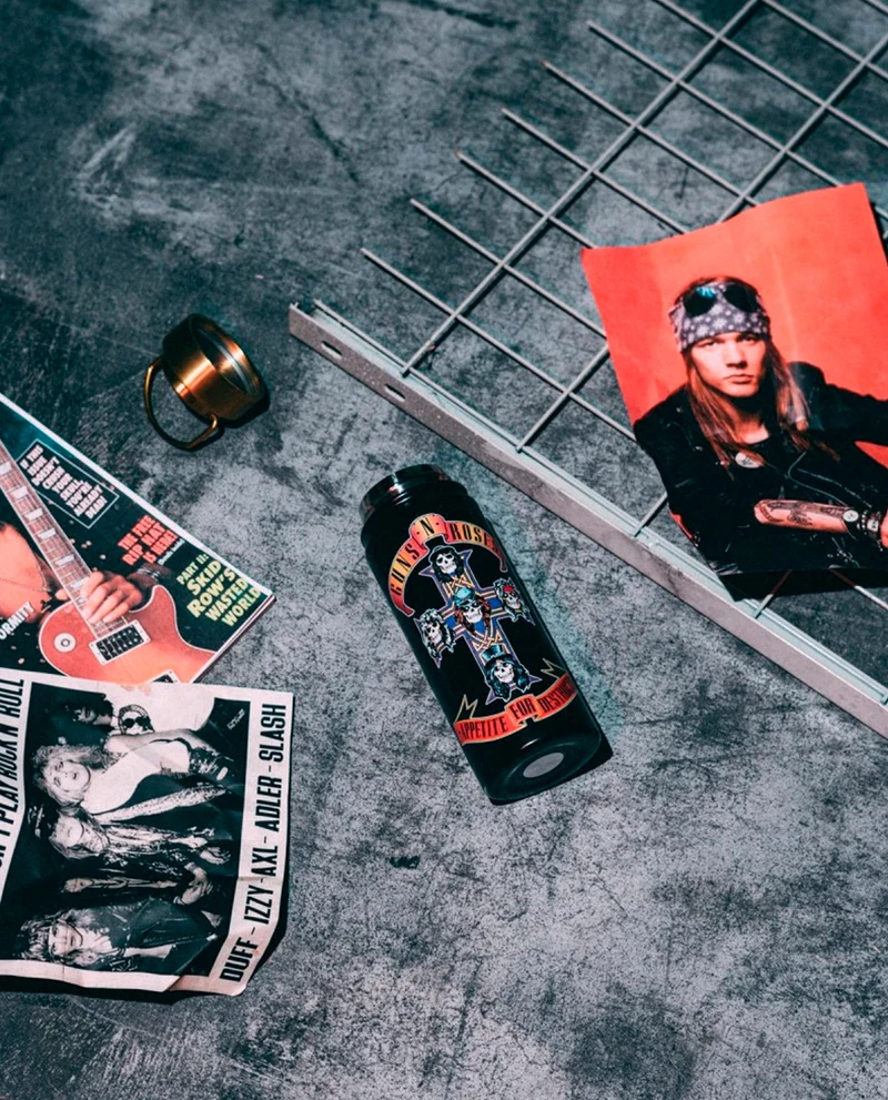 Guns N' Roses - Botella Metálica Hot&Cold