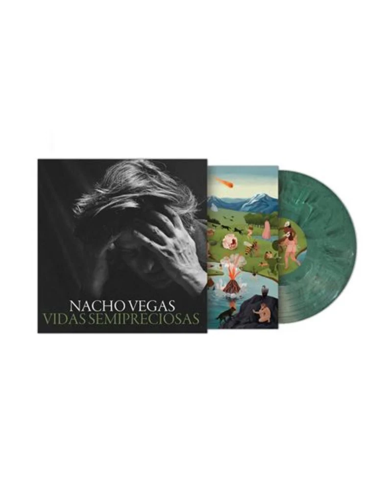 Nacho Vegas - LP Vinilo verde marmolado "Vidas Semipreciosas"