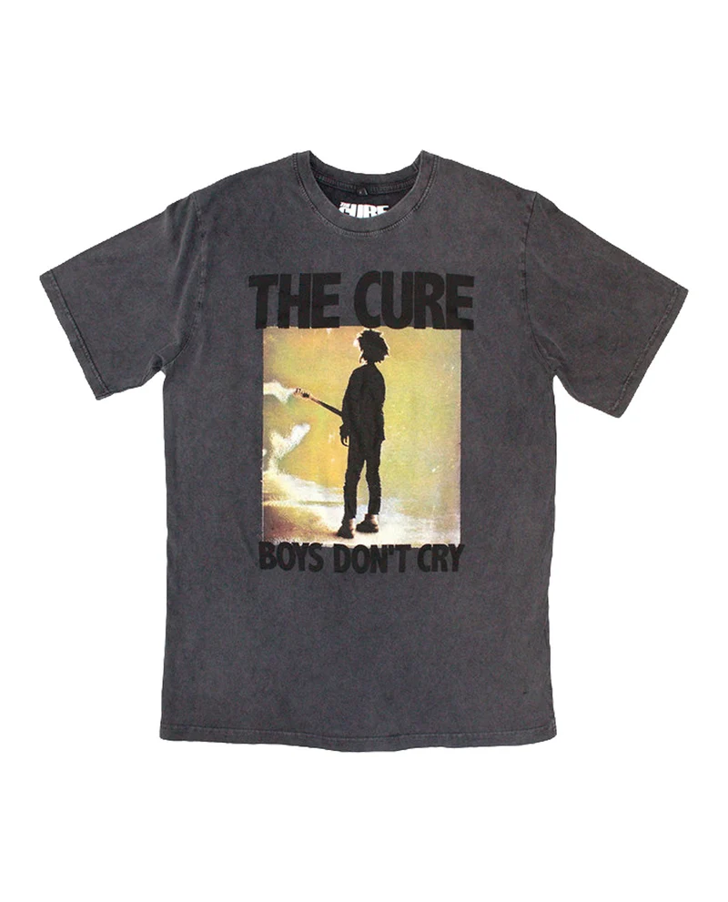 The Cure - Camiseta "Boys Don't Cry Color" Gris Carbón Unisex
