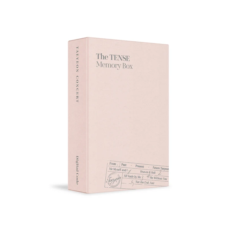 Girls' Generation TAEYEON - TAEYEON CONCERT The TENSE Memory Box Digital Code