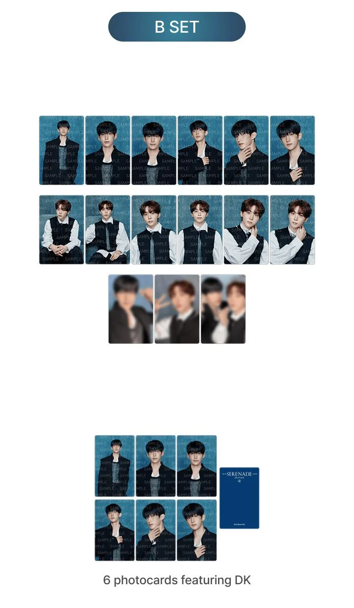 DXS (SEVENTEEN) - PHOTOCARD SET ('SERENADE' ON STAGE MD)