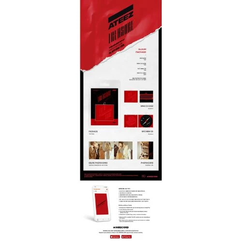 ATEEZ - TREASURE EP.2 : ZERO TO ONE (REPACKAGE PLATFORM VER.)