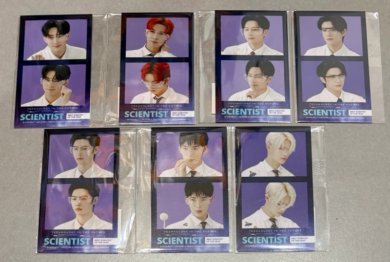 [LUCKY DRAW EVENT] [ENHYPEN] World Coupon Card Collection : Scientist 2 Cut Making Photo