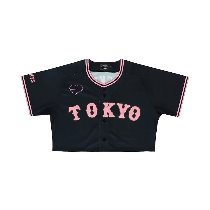 [BLACKPINK] Yomiuri Giants x BLACKPINK Cropped Black Uniform