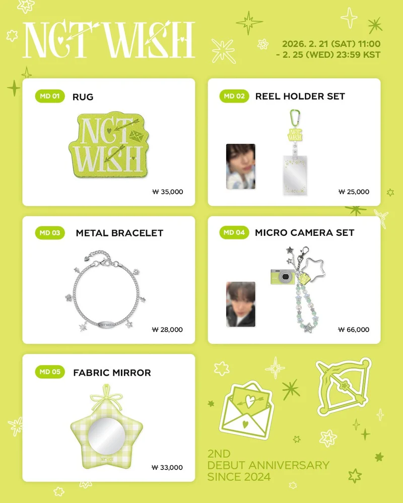 [NCT] NCT Wish : 2nd Anniversary Merchandise