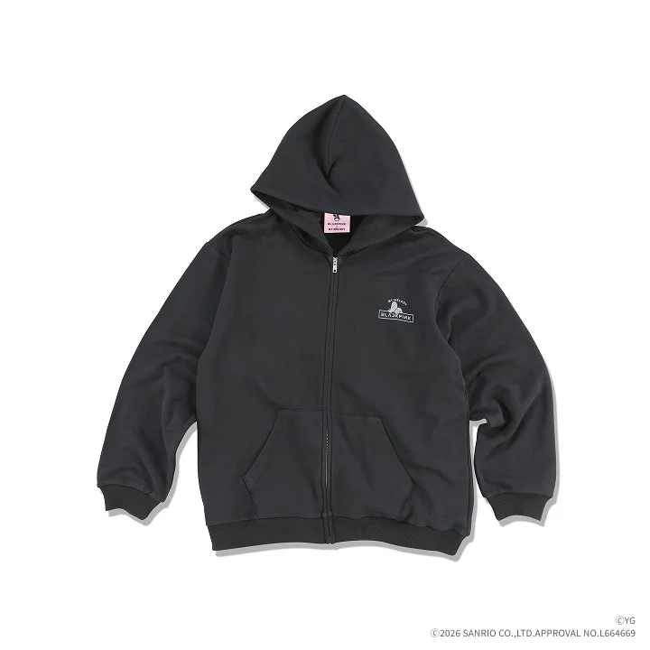 [BLACKPINK] Blackpink x My Melody : Zip Up Hoodie(Heart Logo)