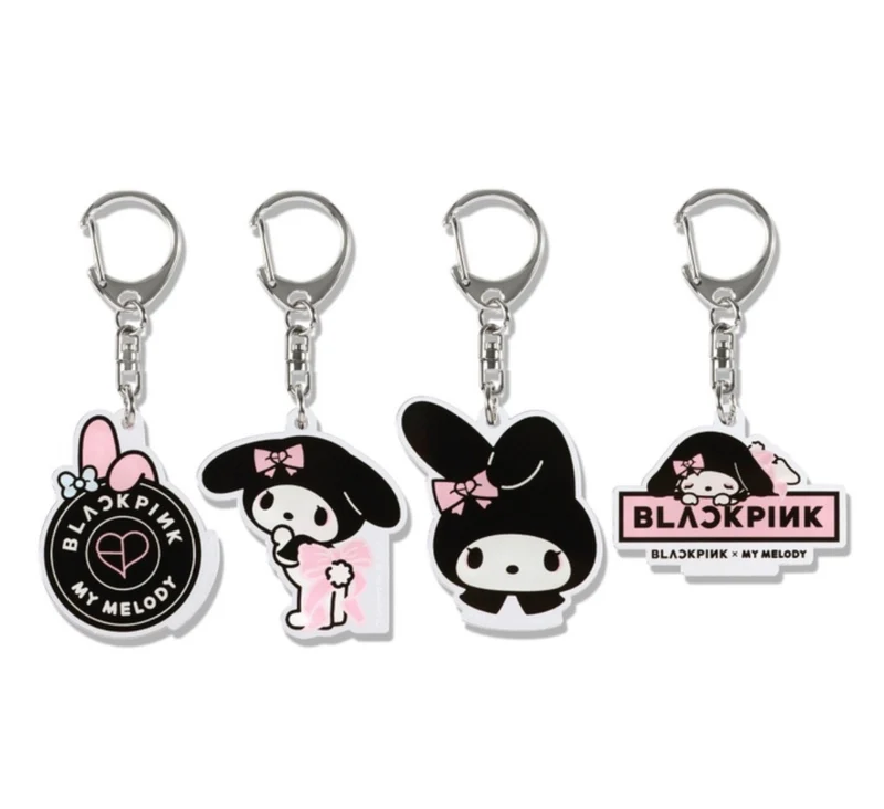 [BLACKPINK] Blackpink x My Melody : Random Acrylic Keychain (Ribbon)