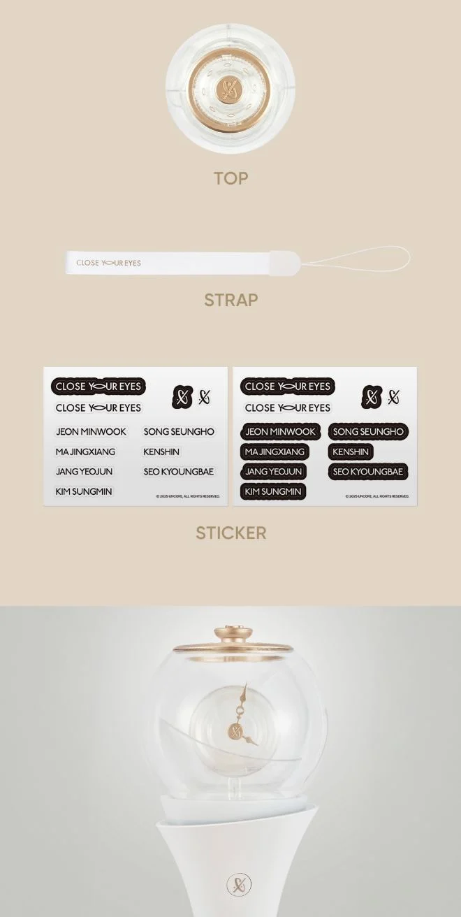 CLOSE YOUR EYES - LIGHT STICK OFICIAL