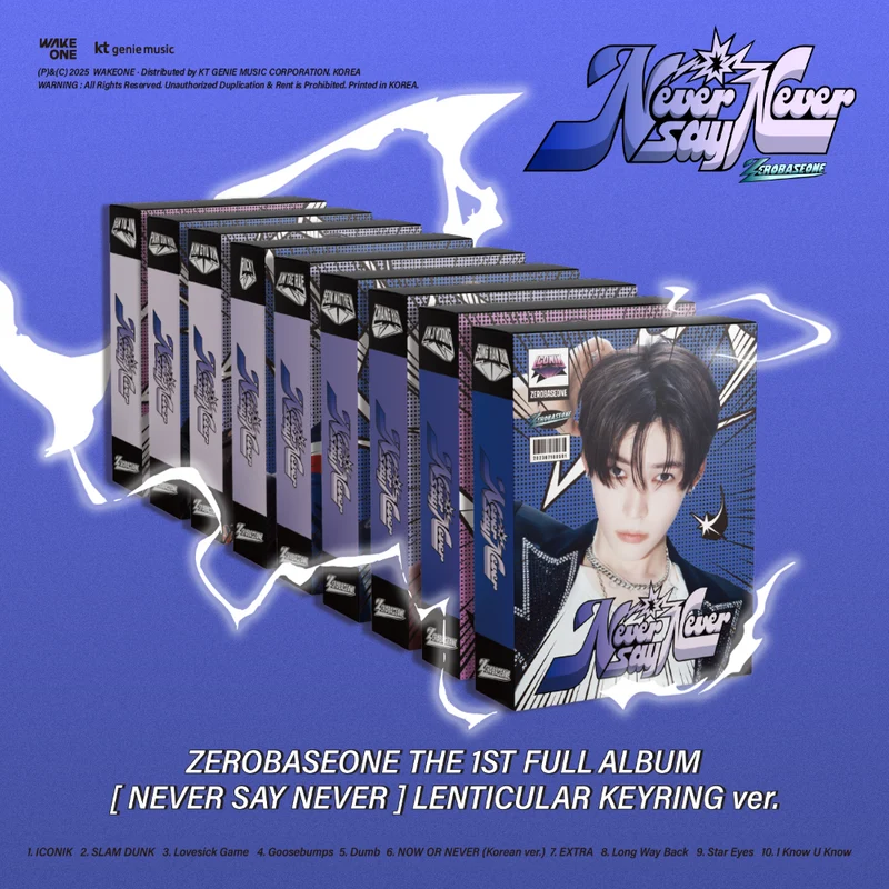 ZEROBASEONE - NEVER SAY NEVER (LENTICULAR KEYRING ver.)