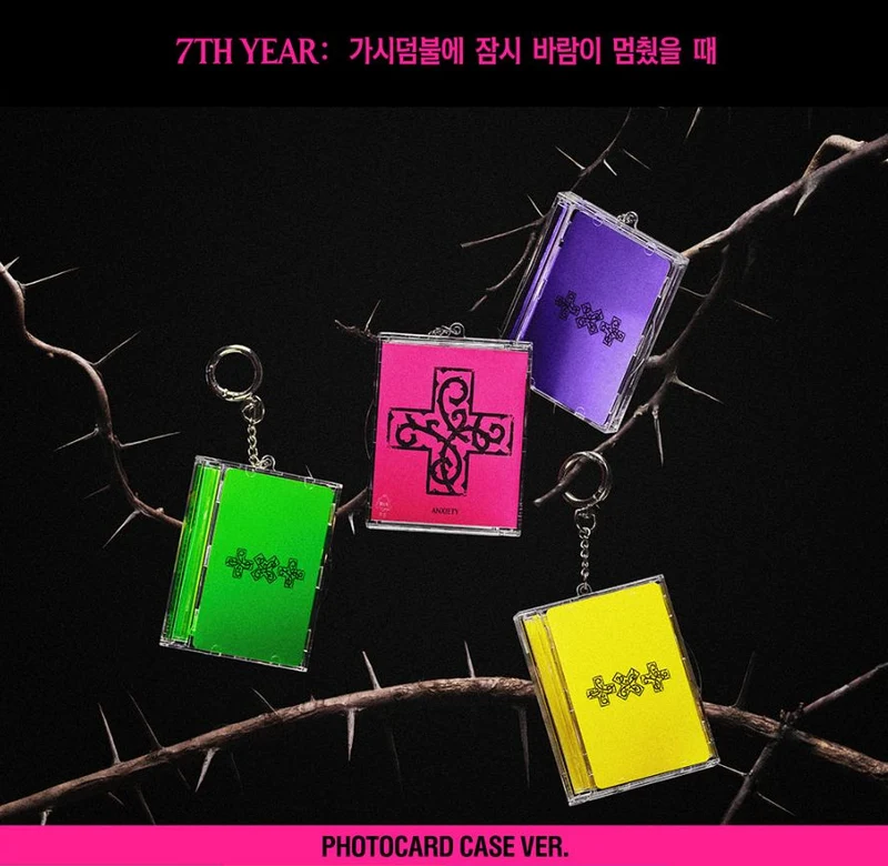 TXT - 7TH YEAR: WHEN THE WIND PAUSED AMONG THE THORNS (PHOTOCARD CASE VER.) + Makestar Gift