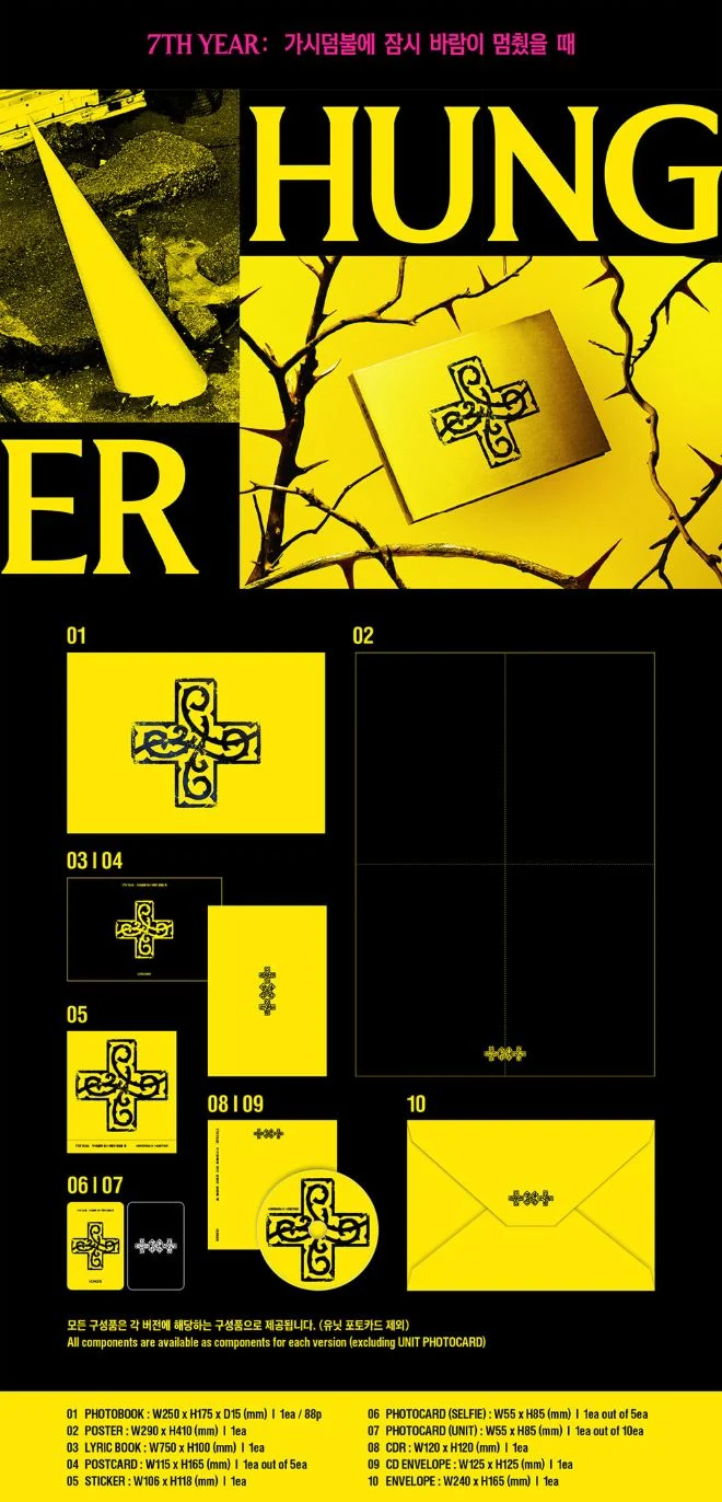 TXT - 7TH YEAR: WHEN THE WIND PAUSED AMONG THE THORNS + YES24 Gift