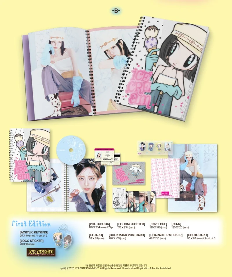 YUNA (ITZY) - ICE CREAM (PHOTOBOOK VER.)