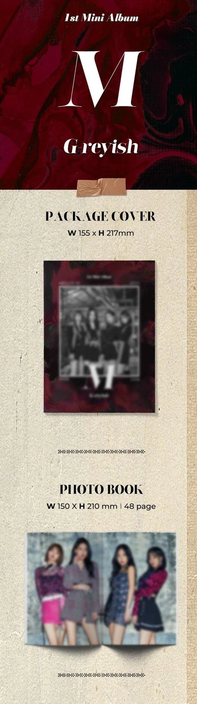 G-reyish - 1st Mini Album [M] - Greyish