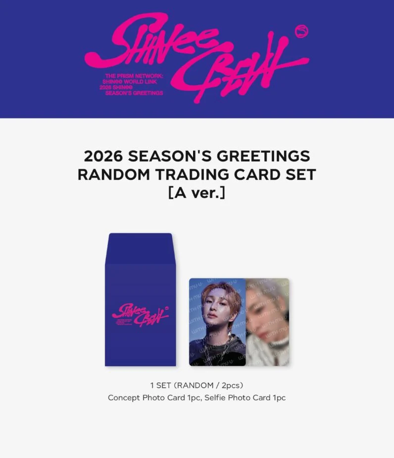SHINEE - RANDOM TRADING CARD SET (2026 SEASON’S GREETINGS)