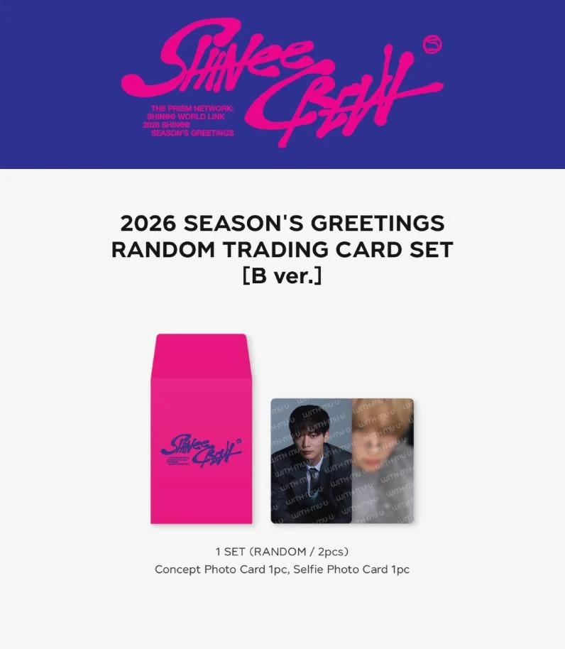 SHINEE - RANDOM TRADING CARD SET (2026 SEASON’S GREETINGS)