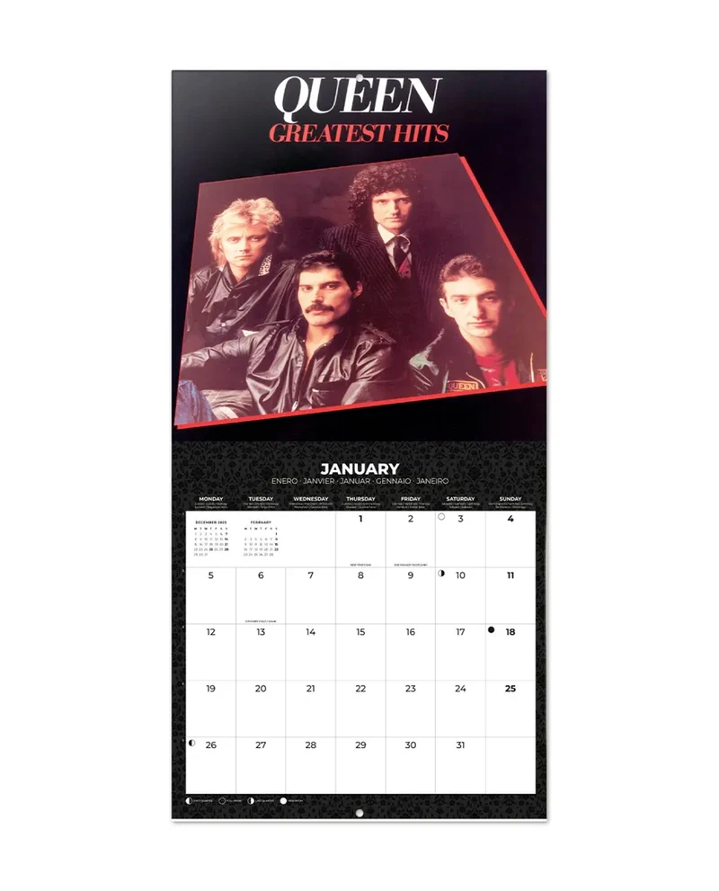 Queen - Calendario 2026 "Albums"