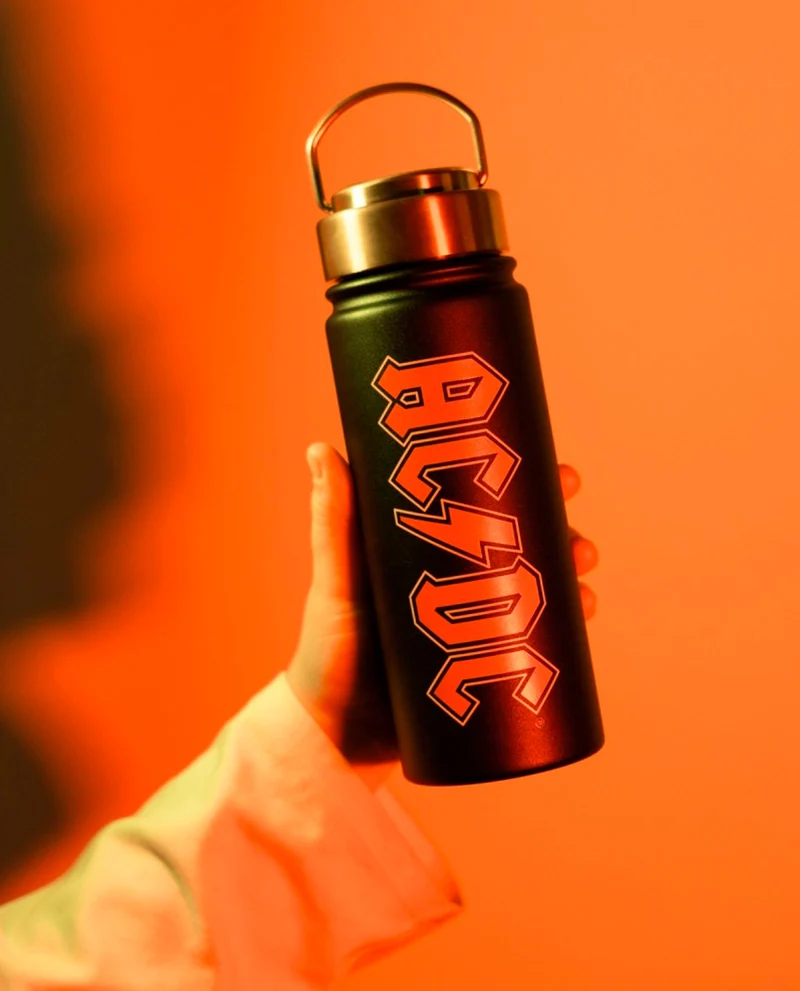 AC/DC - Botella Metálica Hot&Cold