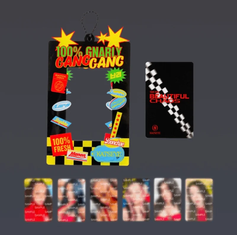 [KATSEYE] Beautiful Chaos Tour : Acrylic Photocard Holder