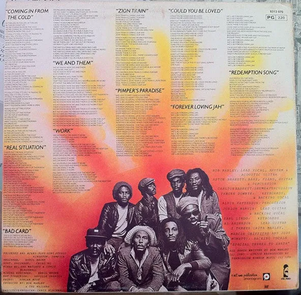 Bob Marley & The Wailers ‎| Uprising [Textured Sleeve]