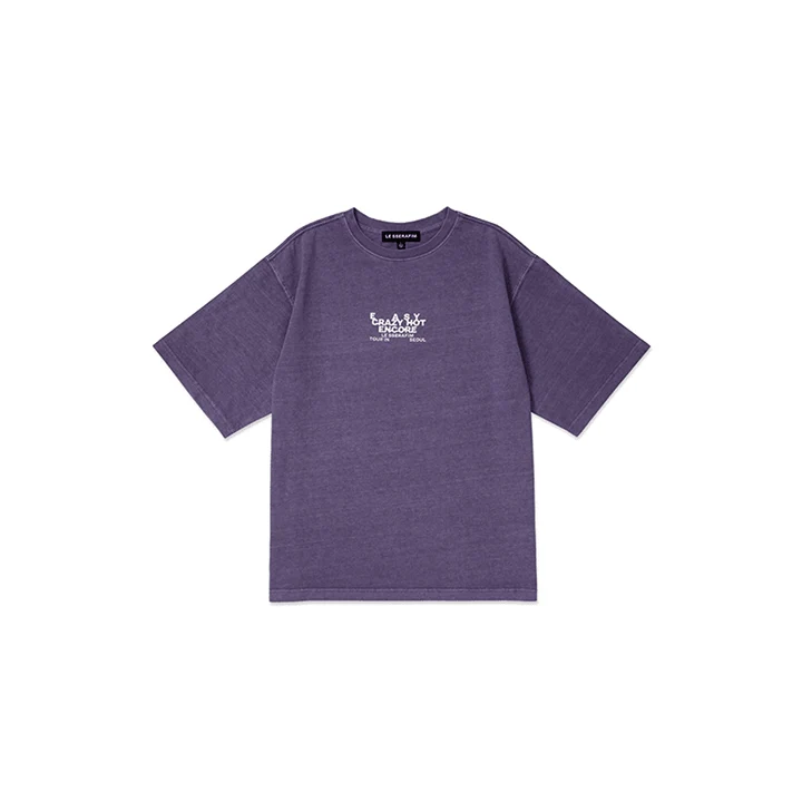 [LE SSERAFIM] Easy Crazy Hot Encore : Tour Routing T-Shirt