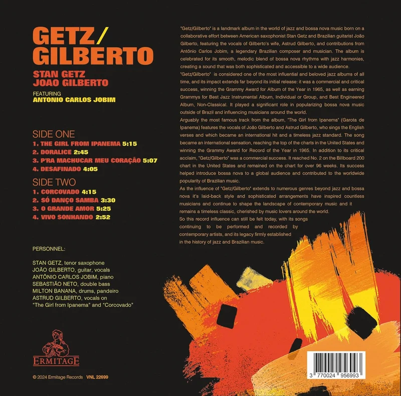 Stan Getz, João Gilberto | Getz / Gilberto [Vinilo amarillo]