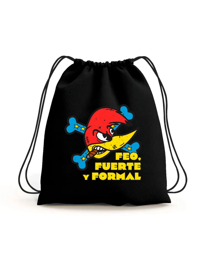 Loquillo - Mochila de cuerdas "Feo, Fuerte y Formal II"