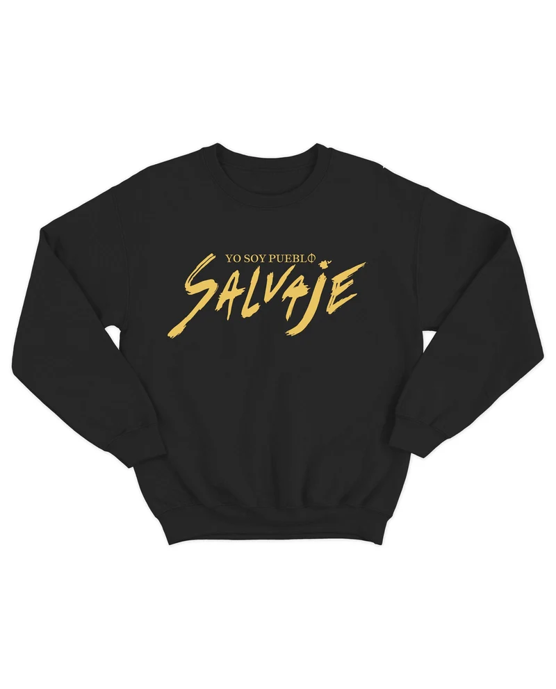 Manuel Carrasco - Sudadera Clásica Unisex "Yo Soy Pueblo Salvaje" Negra