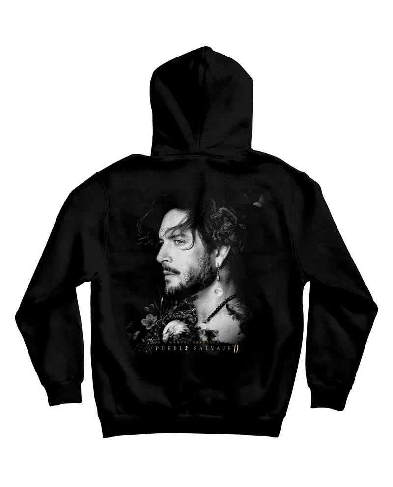 Manuel Carrasco - Sudadera Capucha Unisex "Pueblo Salvaje"