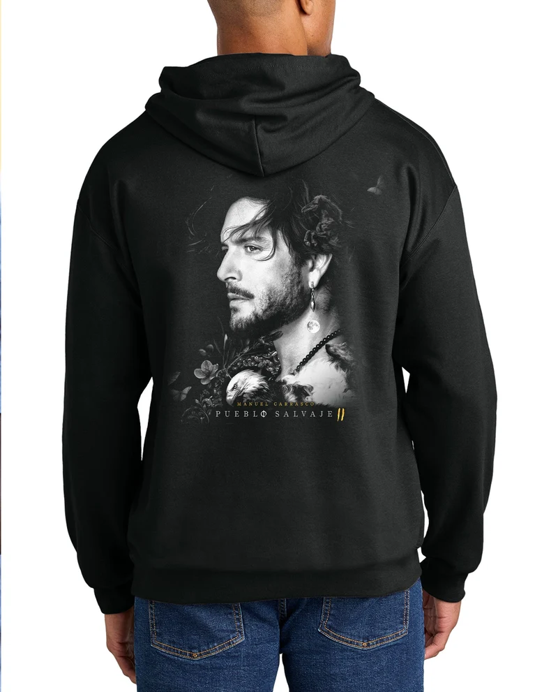 Manuel Carrasco - Sudadera Capucha Unisex "Pueblo Salvaje"