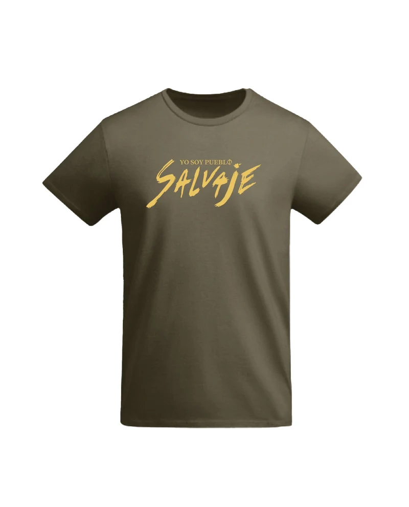 Manuel Carrasco - Camiseta Unisex "Yo Soy Pueblo Salvaje" Verde
